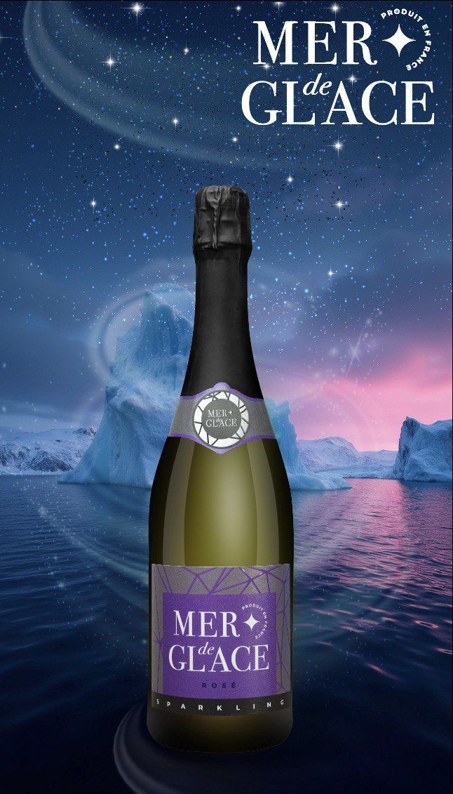 Французьке ігристе вино Mer de Glace